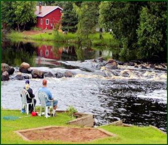 Flambeau River in Movrich Memorial Community Park