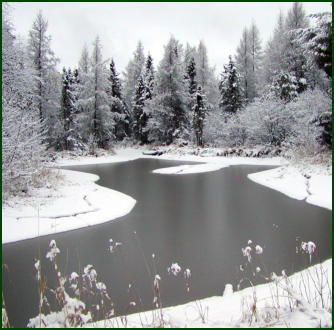 Winter in Fifield, Wisconsin